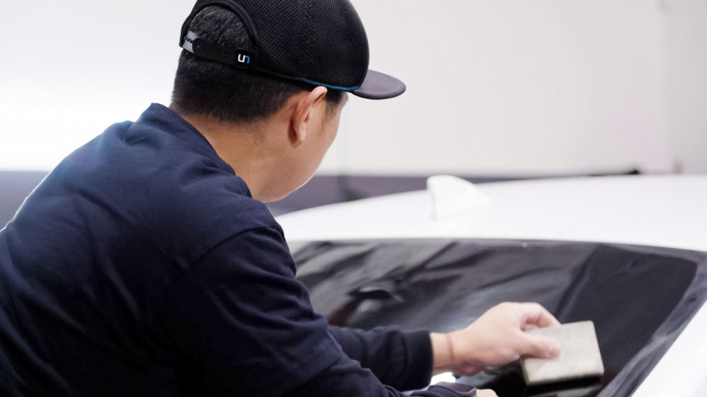 Union Window Films Installing