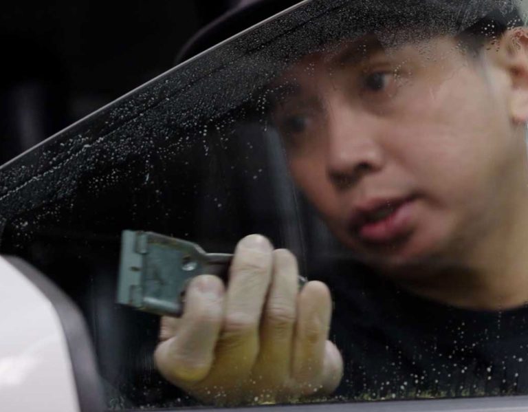 Front car window tinting in Boardman